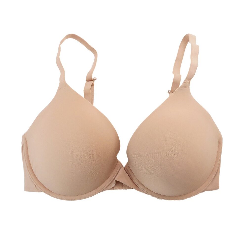 Natori Bra 32DD Beige Underwire Adjustable Strap Minimal Convertible Pushup